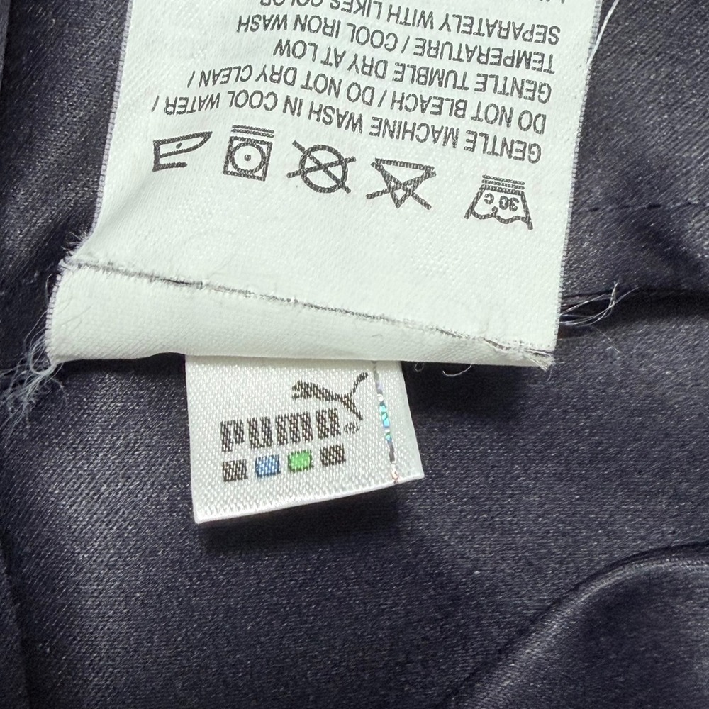 Puma Women's Blue Orange Zip Front Windbreaker Jacket Soccer Size M - Picture 7 of 12